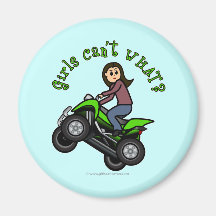 Light Four-Wheeler Fridge Magnet