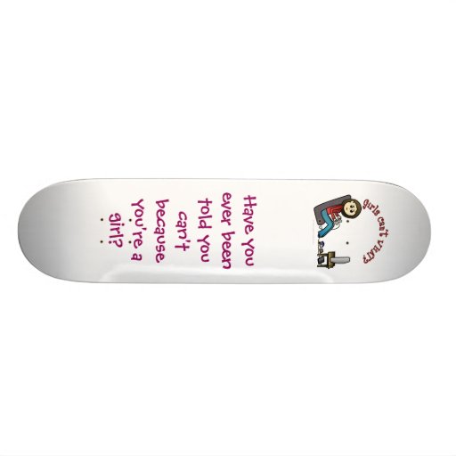 Light Gamer Girl Custom Skate Board