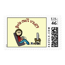 Light Gamer Girl Stamp