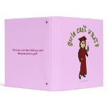 View more Light Girl Graduate in Red Cap and Gown Binders personalized gift ideas for girls Light Girl Graduate in Red Cap and Gown Binders
