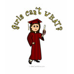 View more Light Girl Graduate in Red Cap and Gown Shirts personalized gift ideas for girls Light Girl Graduate in Red Cap and Gown Shirts