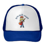 Light Girl Guitar Player Hat
