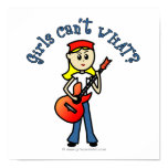 Light Girl Guitar Player Prints