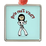 Light Girl Martial Artist Christmas Ornament