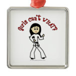Light Girl Martial Artist Christmas Ornament