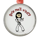 Light Girl Martial Artist Christmas Tree Ornament