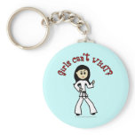 Light Girl Martial Artist Key Chain