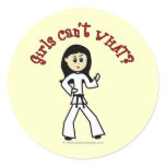 Light Girl Martial Artist Stickers