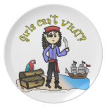 Light Girl Pirate Plates