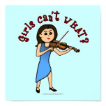 Light Girl Playing Violin Print