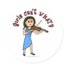 Light Girl Playing Violin