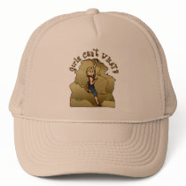 Light Girl Rock Climber Trucker Hats