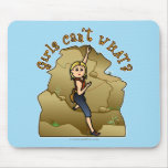 Light Girl Rock Climber Mousepad