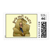 Light Girl Rock Climber stamps