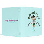 Light Girl Runner in Green Uniform Vinyl Binders