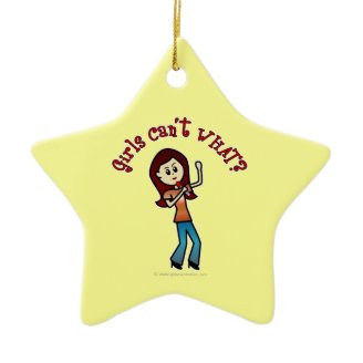 Light Girl Singer Ornament