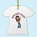 Light Girl Singer ornaments