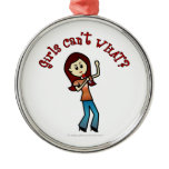 Light Girl Singer Ornaments