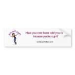 View more Light Girl Skater with Helmet Bumperstickers personalized gift ideas for girls Light Girl Skater with Helmet Bumperstickers