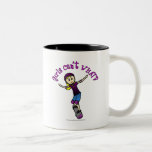 Light Girl Skater with Helmet Coffee Mug