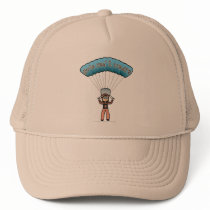 Light Girl Sky Diver Mesh Hats