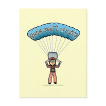 Light Girl Sky Diver Postcards