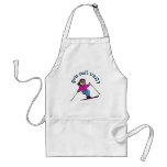 Light Girl Snow Skiing Aprons