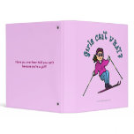 View more Light Girl Snow Skiing Binders personalized gift ideas for girls Light Girl Snow Skiing Binders