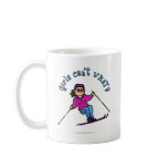 Light Girl Snow Skiing Mugs