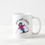 Light Girl Snow Skiing Mugs