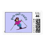View more Light Girl Snow Skiing Stamps personalized gift ideas for girls Light Girl Snow Skiing Stamps