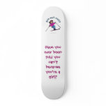 Light Girl Snow Skiing Skate Decks