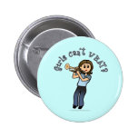 Light Girl Trumpet Player Pins