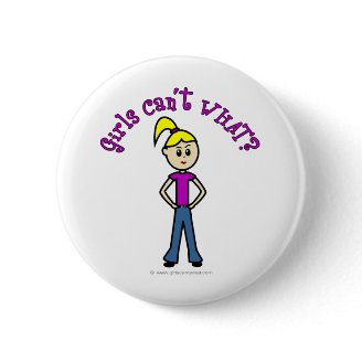 Light Girls Can't WHAT? Logo Pinback Buttons