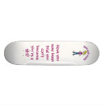 Light Girls Can't WHAT? Logo Skate Deck