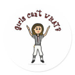 Light Girls Football Referee Stickers