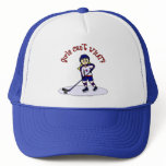 Light Girls Hockey Player Hats