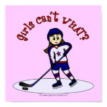 Light Girls Hockey Player Posters
