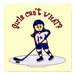 Light Girls Hockey Player Posters