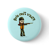 Light Girls Hunting Button
