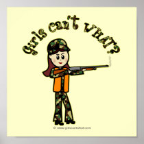 Light Girls Hunting Poster