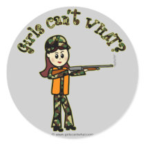 Light Girls Hunting Sticker