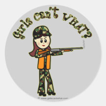 Light Girls Hunting Sticker