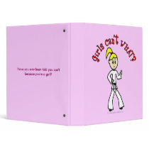 LIght Girls Karate binders by girlscantwhat LIght Girls Karate binders