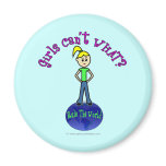 Light Girls Rule The World Magnet