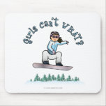 View more Light Girls Snowboarding Mousepads personalized gift ideas for girls Light Girls Snowboarding Mousepads