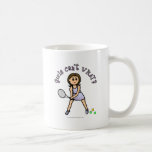 Light Girls Tennis Player Mugs