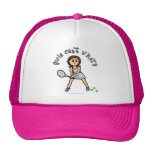 Light Girls Tennis Player Trucker Hats