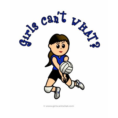 volleyball girls uniform. Light Girls Volleyball in Blue Uniform Tee Shirts by girlscantwhat