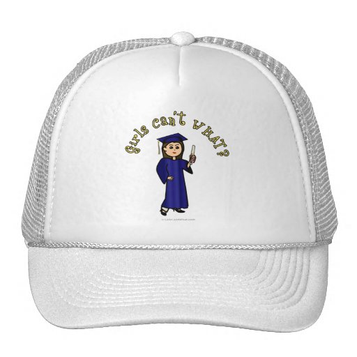 Light Graduate in Blue Hats